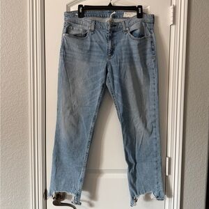 rag & bone Light Blue Straight Leg Jeans